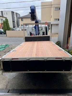 3.5ｔユニック車荷台張替骨組み交換4